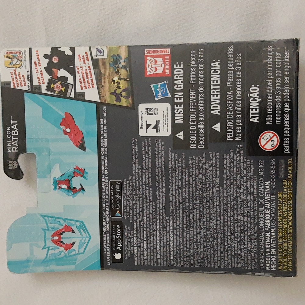 Transformers RID Robots in Disguise Mini-Con RATBAT Action Figure 2014 NIP - Picture 6 of 12